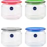 Банка LUMINARC PLANO 0.5л в перфорированной коробке, микс цвета крышки V5186