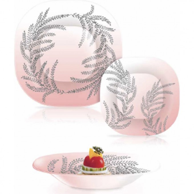 Набор столовый LUMINARC ZORA PINK 18 предметов V0457 Набор столовый LUMINARC ZORA PINK 18 предметов V0457