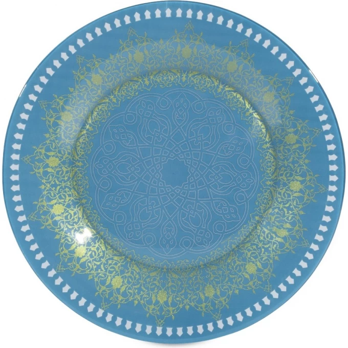 Тарелка обеденная LUMINARC BAGATELLE TURQUOISE 25 см Q8808 Тарелка обеденная LUMINARC BAGATELLE TURQUOISE 25 см Q8808